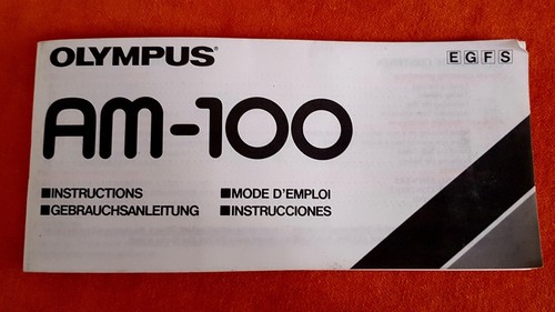 Olympus 100 anleitung - olympus, am-100